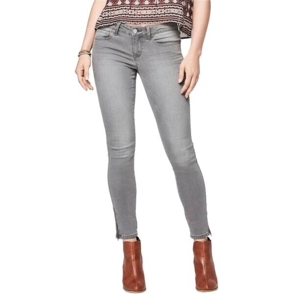 Aeropostale Light Grey Ankle Jegging, SZ 2 REG. EUC